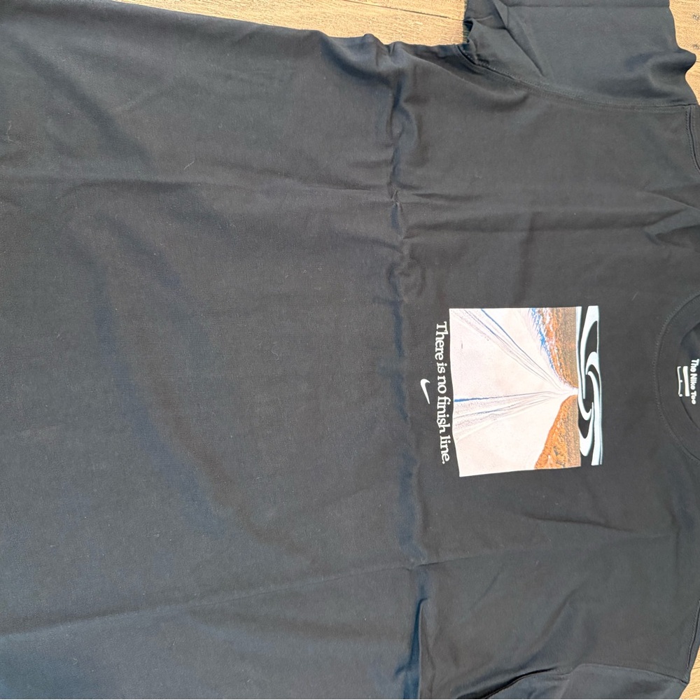 Nike Black Tee with Graphic Design